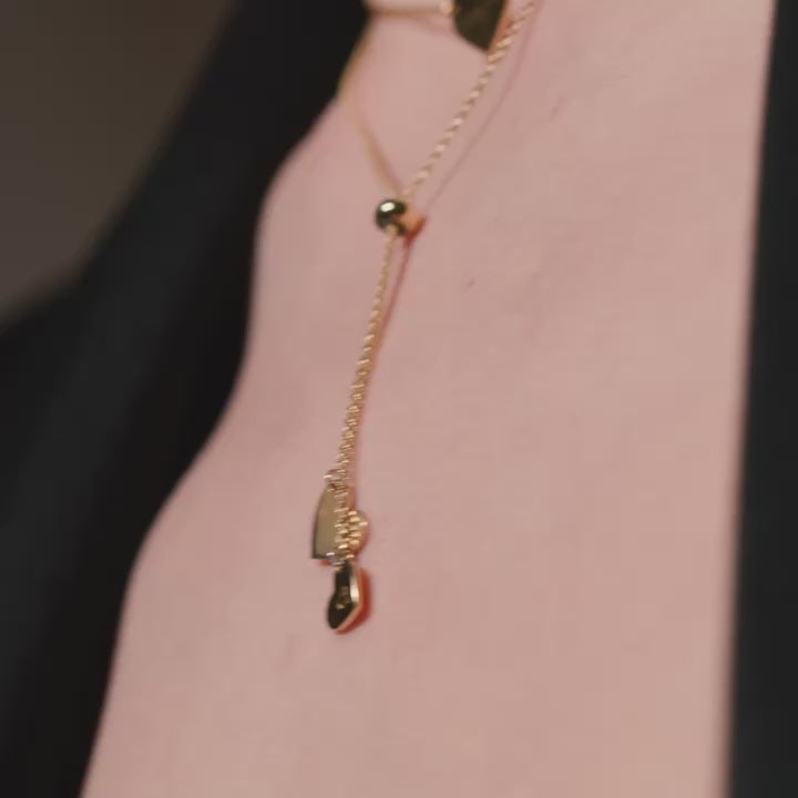 ARCHIVIERTER HALSBAND MIT ZWEI HERZEN - GCARC22