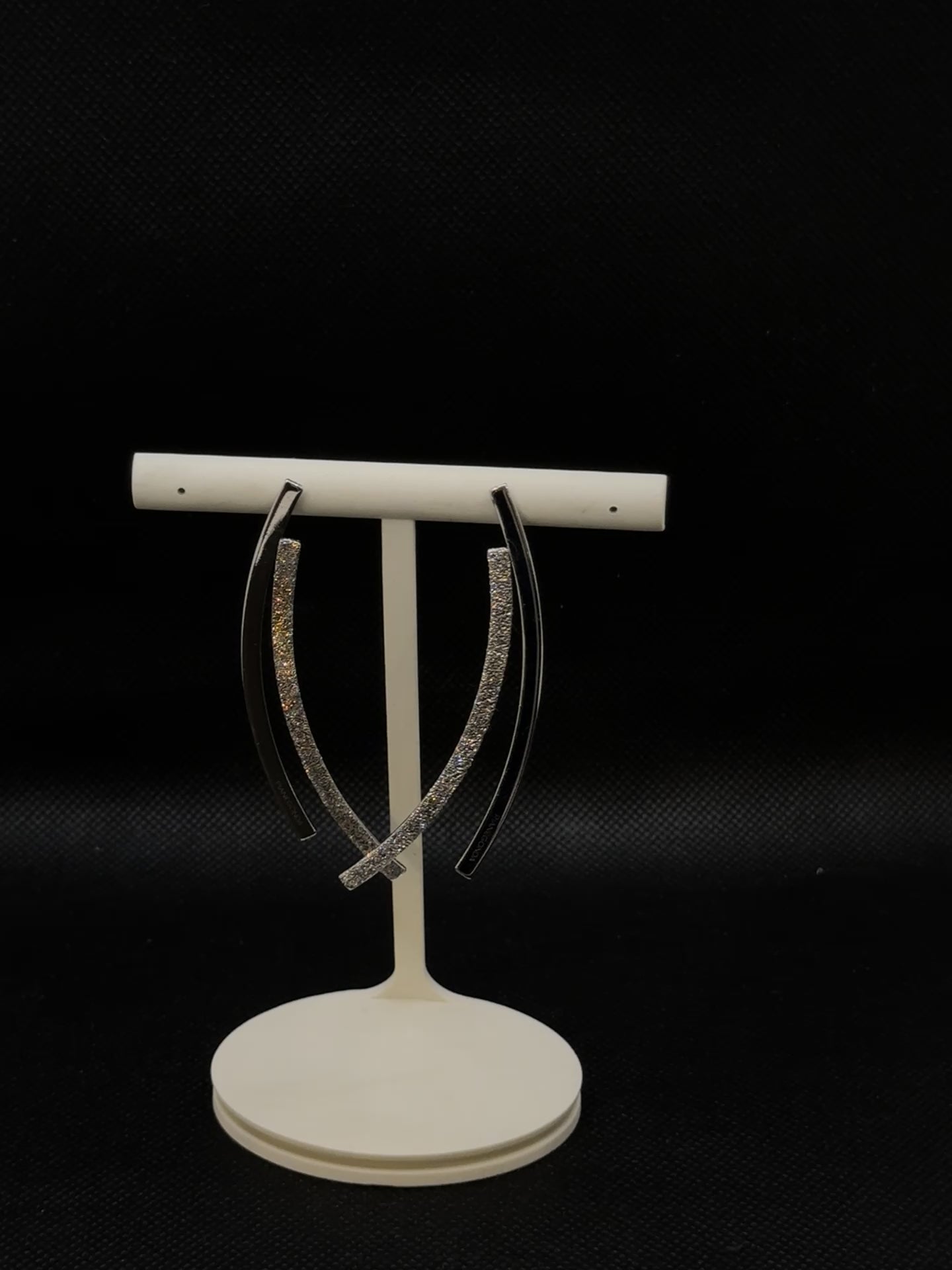 Starre Ohrringe Pianegonda aus Silber und Zirkonia – OA010175