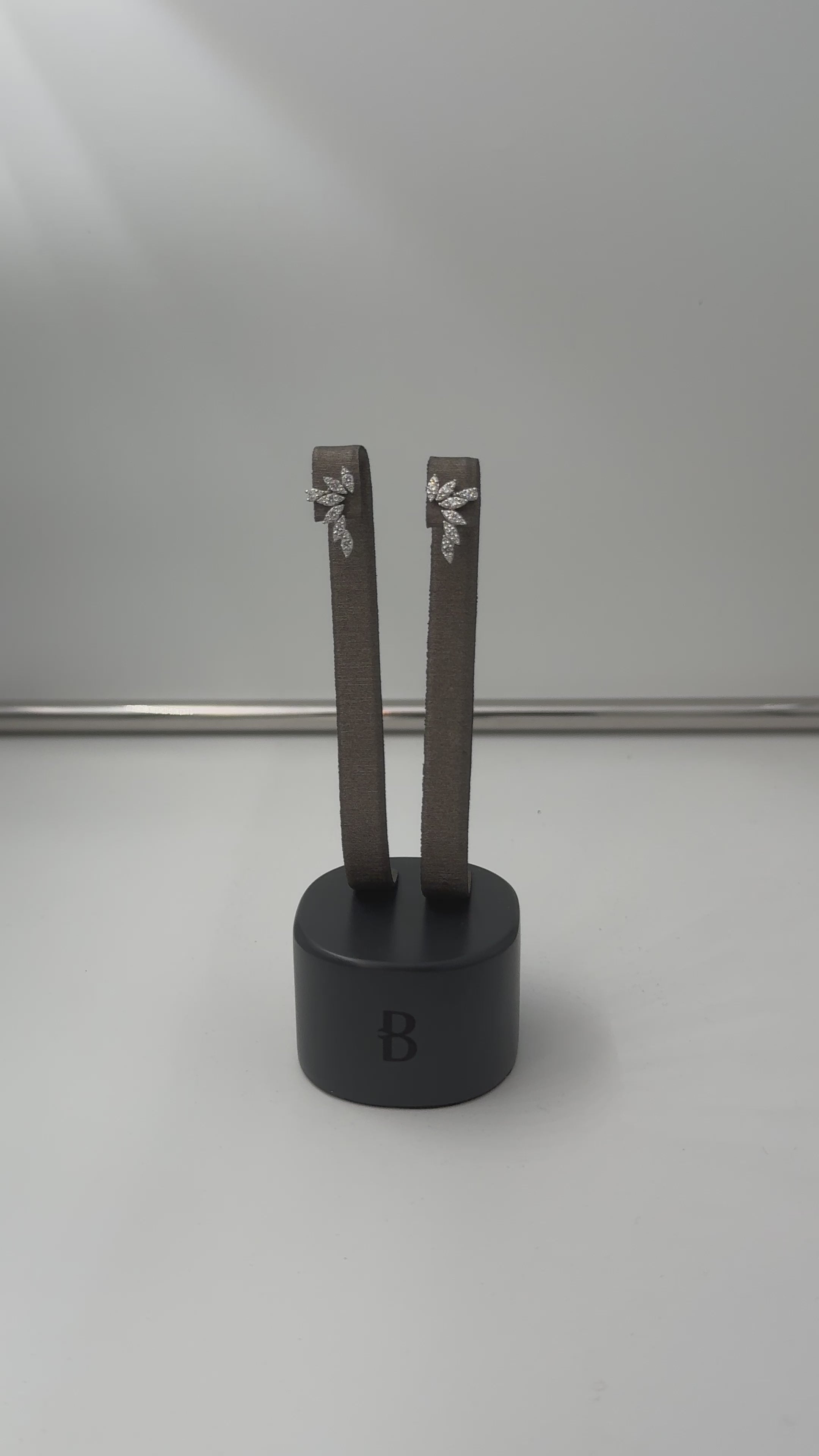 Orecchini Buonocore in oro bianco 18kt e diamanti, 0.49ct - 1714A01DW-2
