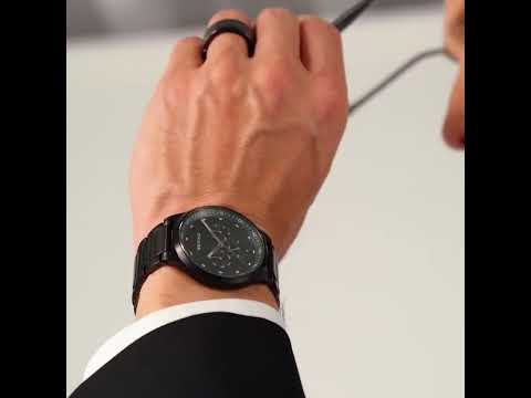 Bering Classic Herrenuhr | Gebürstetes Schwarz, 40 mm | 11740-728