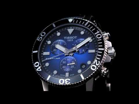 OROLOGIO TISSOT SEASTAR 1000 CHRONOGRAPH, QUARZO quadrante blu, 45.50mm - T1204171104101