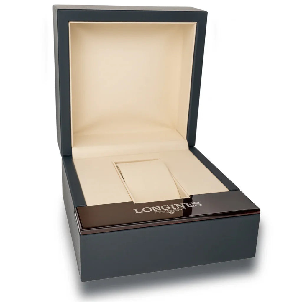 LONGINES SPIRIT ZULU TIME, ghiera blu e quadrante antracite, 42mm - L38124606