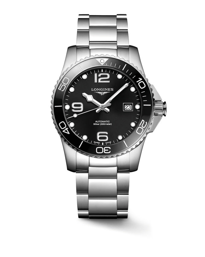 HYDROCONQUEST, SCHWARZES ZIFFERBLATT, 41 mm – L37814566