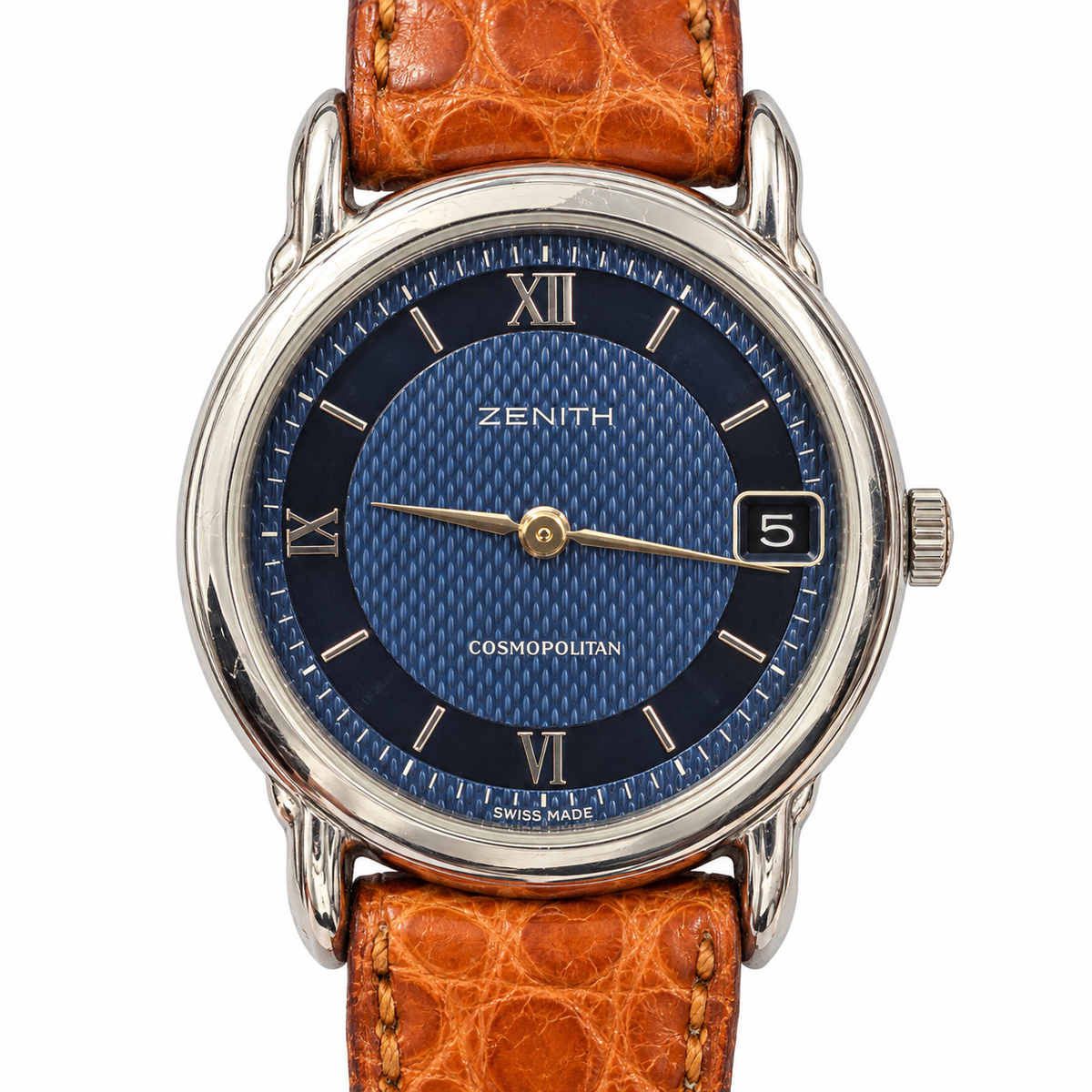Orologio Zenith Cosmopolitan Donna — Acciaio 28 mm — Quarzo con datario — NOS  - 25/01.0850.116