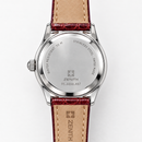 Orologio Zenith Lady Automatic — Acciaio 34 mm — Automatico, quadrante e lunetta bordeaux — NOS con doppio cinturino — 01.3200.467