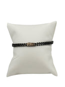 Bracciale Zancan da uomo in argento brunito, collezione Cosmopolitan - EXB659-N