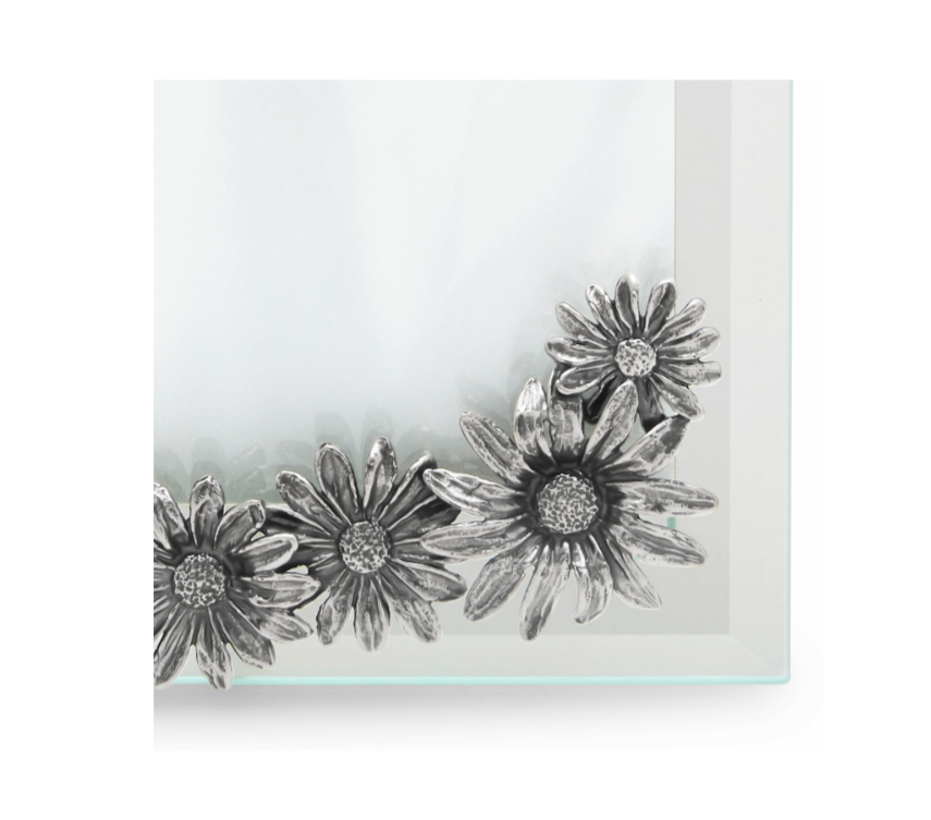 Raspini light frame with large daisies - 02214
