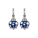 Et Voilà earrings in Campanella silver and blue enamel - 38078