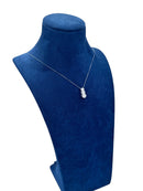 Diana - Collana trilogy in oro bianco 18kt e mosaico di diamanti a scalare - CL D. 36 BR