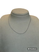 9ct white gold necklace - 17593