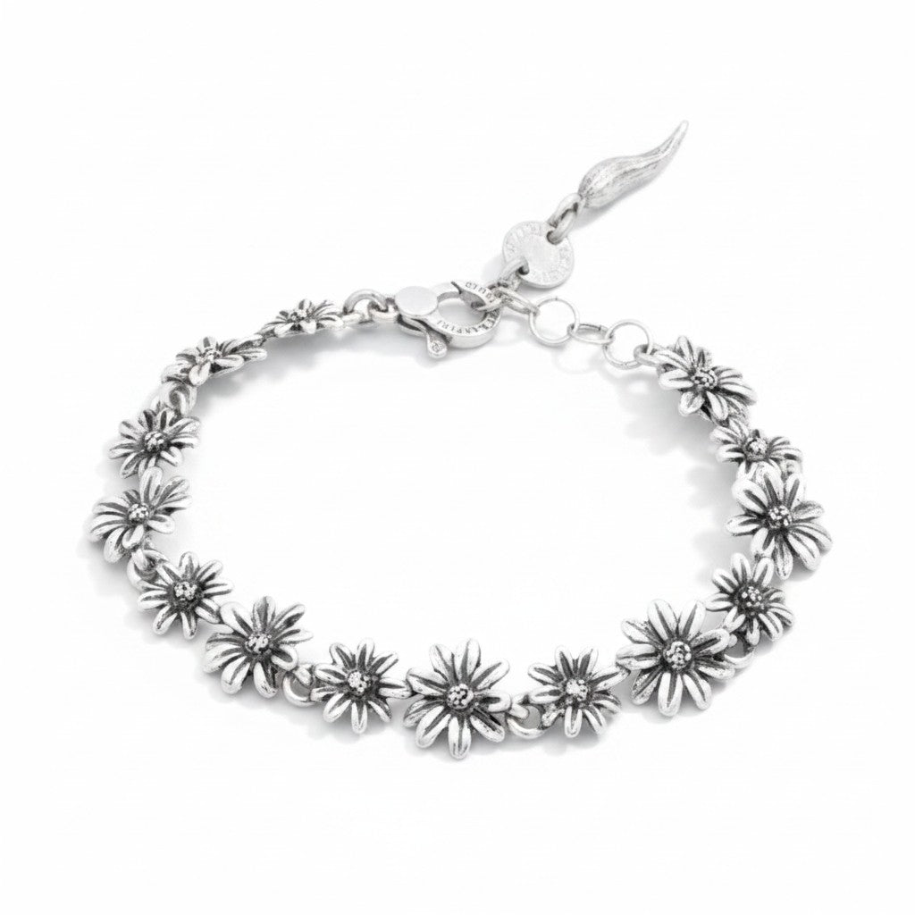 Bracciale Giovanni raspini in argento, Margherite - 07583