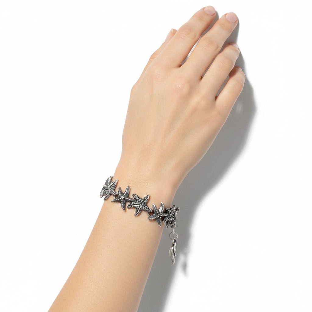 Bracciale Giovanni raspini in argento, stelle marine - 07585