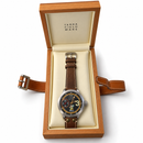 Orologio Terra Cielo Mare Disney Topolino Aviatore — 44 mm — Carica manuale Unitas 6497.1 con piccoli secondi, quadrante nero — NOS con scatola e garanzia originali - TC3000AC3PA