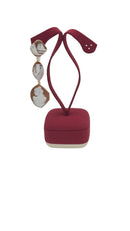LUCEDEIMIEIOCCHI Monorecchino pendente 3 cammei naturali in argento dorato - LDMO 800 OR