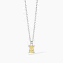 Mabina Femme - Collier argent avec zircon Citron BATTITO - 553650