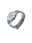 Orologio Cesare Paciotti, White Frozen, quadrante bianco al quarzo, 45mm - TSCR068