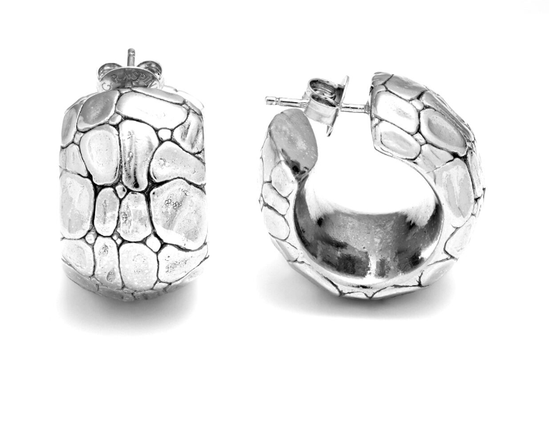 ORECCHINI giovanni raspini in argento, MOON CROCODILE - 11154