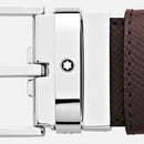 Reversible black/brown leather belt 35mm - 118436