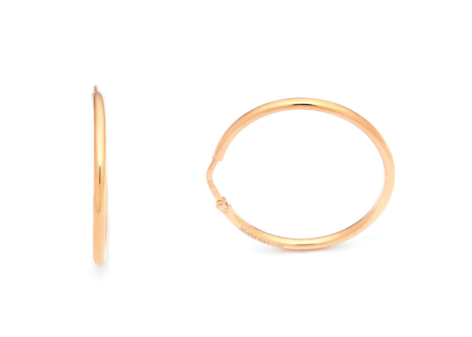 Orecchini Giovanni Raspini essential grandi in arento dorato - 11957