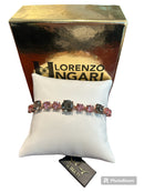 IL Mio Re - Rose bronze bracelet with pink degradé stones