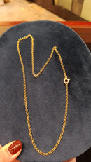 Collana Giovanni Raspini mini rolò dorata cm 60 - 8560/60
