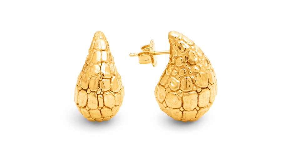 Orecchini Giovanni Raspini in argento goccia croco piccoli - 12358