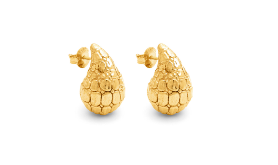 Orecchini Giovanni Raspini in argento goccia croco piccoli - 12358