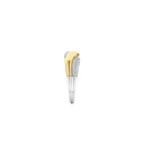 Anello TI SENTO MILANO ad intreccio bicolore, in argento e zirconi - 12370ZY