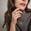 Anello TI SENTO MILANO abbraccio, in argento dorato e zirconi bianchi - 12395ZY