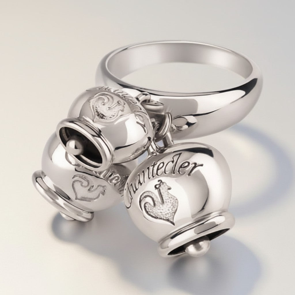 Anello Chantecler A 3 CAMPANELLE in argento collezione Et Voilà - 29364