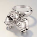 Anello Chantecler A 3 CAMPANELLE in argento collezione Et Voilà - 29364
