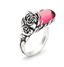 Anello GIOVANNI RASPINI in argento, goccia peonie - 12422