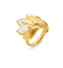 ANELLO GIOVANNI RASPINI IN ARGENTO DORATO, skin madreperla - 12523