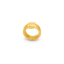 ANELLO GIOVANNI RASPINI IN ARGENTO DORATO, tubogas croco - 12545