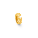 ANELLO GIOVANNI RASPINI IN ARGENTO DORATO, tubogas croco - 12545