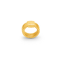 ANELLO GIOVANNI RASPINI IN ARGENTO DORATO, tubogas croco - 12545