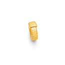 ANELLO GIOVANNI RASPINI IN ARGENTO DORATO, tubogas croco - 12545