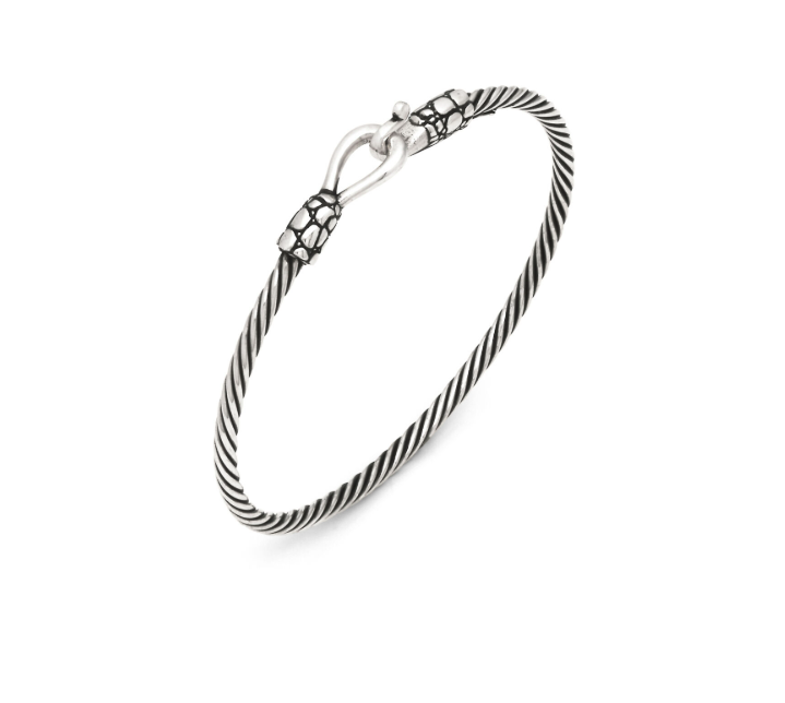 Bracciale rigido uomo Giovanni Raspini IN ARGENTO, croco - 12567L