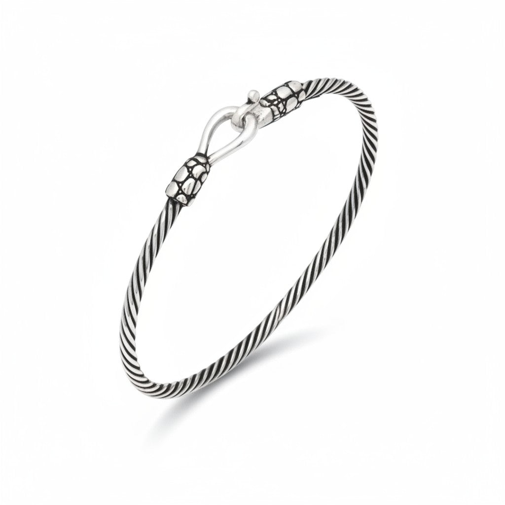 Bracciale rigido uomo Giovanni Raspini IN ARGENTO, croco - 12567
