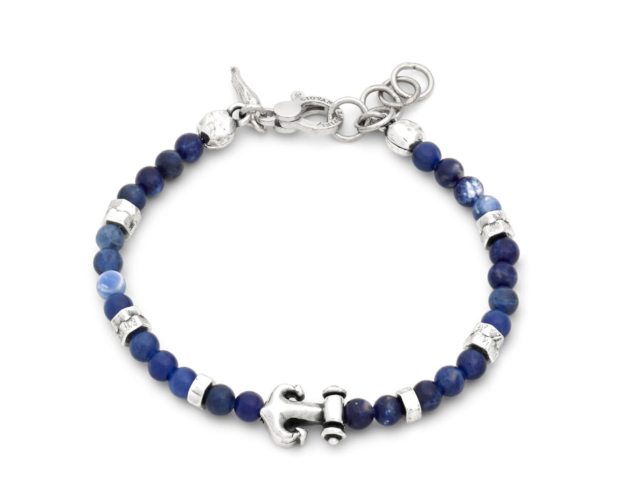 Bracciale uomo Giovanni Raspini IN ARGENTO, ancora sodalite - 12572L