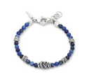 Bracciale uomo Giovanni Raspini IN ARGENTO, nodo sodalite - 12573L