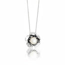 Collana Giovanni raspini in argento, pendente magnolia - 12632