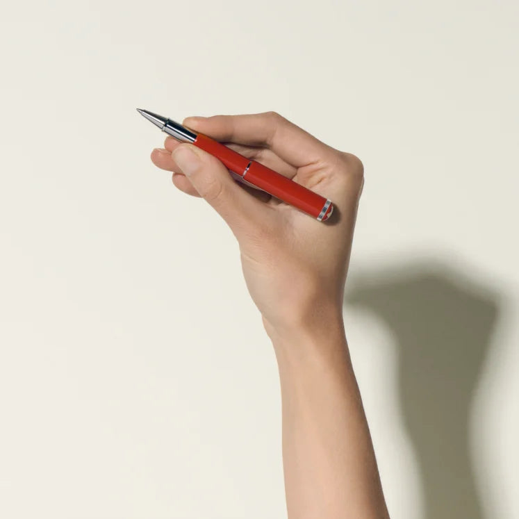Roller Montblanc Heritage Rouge et Noir “Baby” Edizione Speciale Color Corallo - 127857