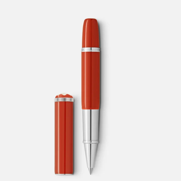 Roller Montblanc Heritage Rouge et Noir “Baby” Edizione Speciale Color Corallo - 127857