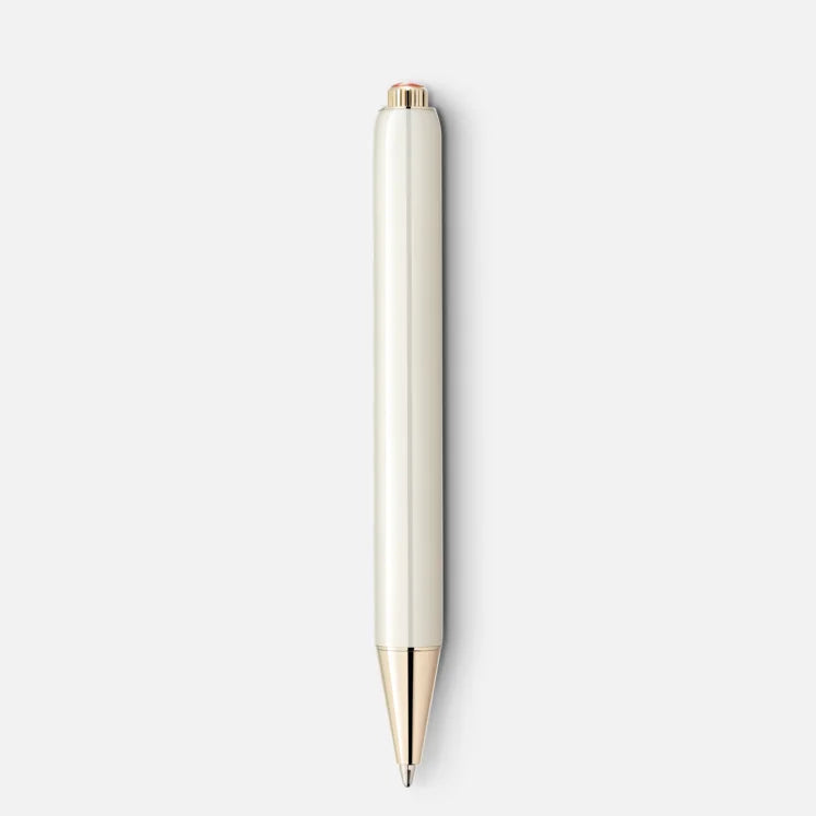 Montblanc Heritage Rouge et Noir “Baby” Ballpoint Pen Special Edition Ivory Color - 128123