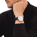 Orologio Montblanc Star Legacy Automatic Day & Date 39 mm, QUADRANTE BIANCO E CINTURINO IN PELLE - 128681