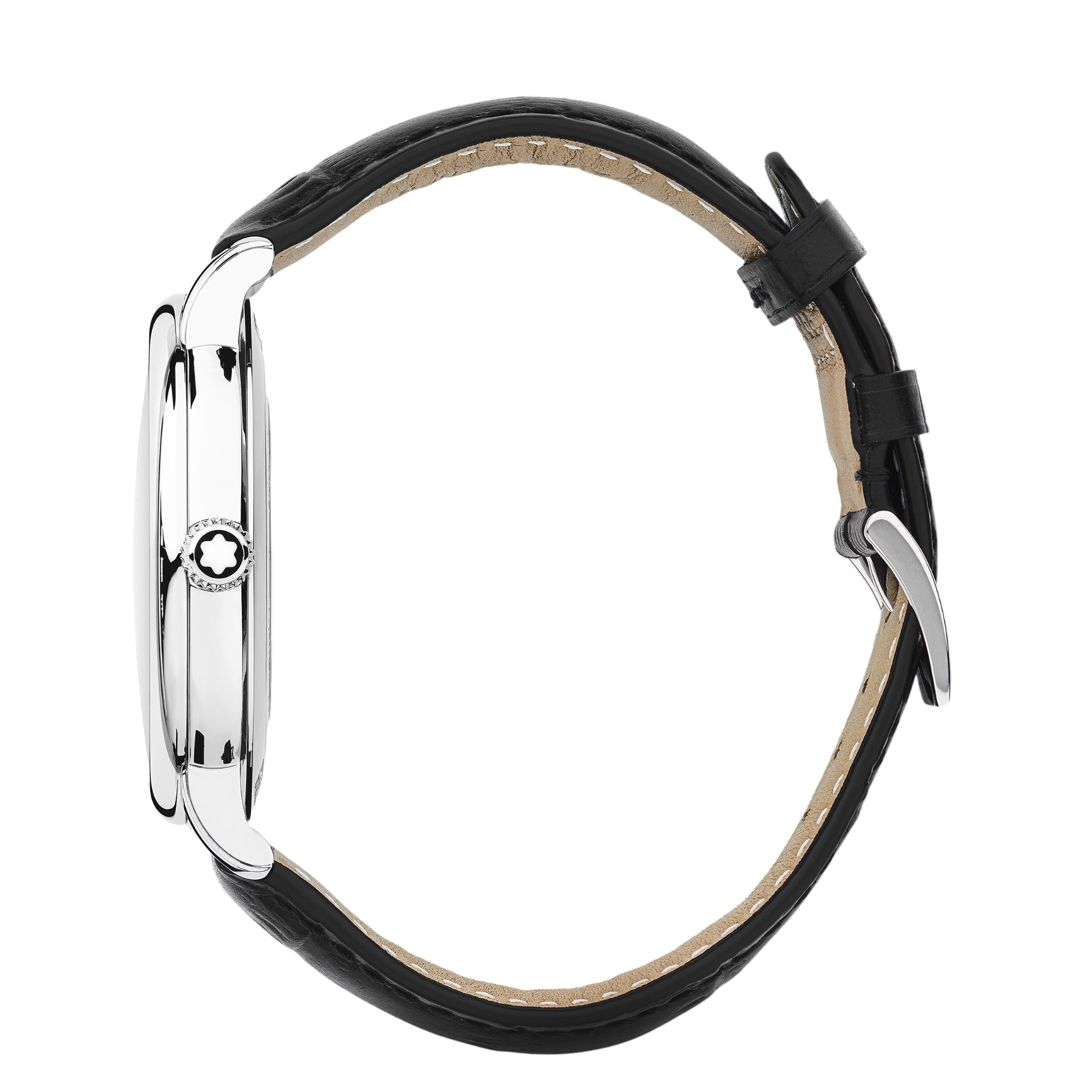 Orologio Montblanc Star Legacy Automatic Day & Date 39 mm, QUADRANTE BIANCO E CINTURINO IN PELLE - 128681