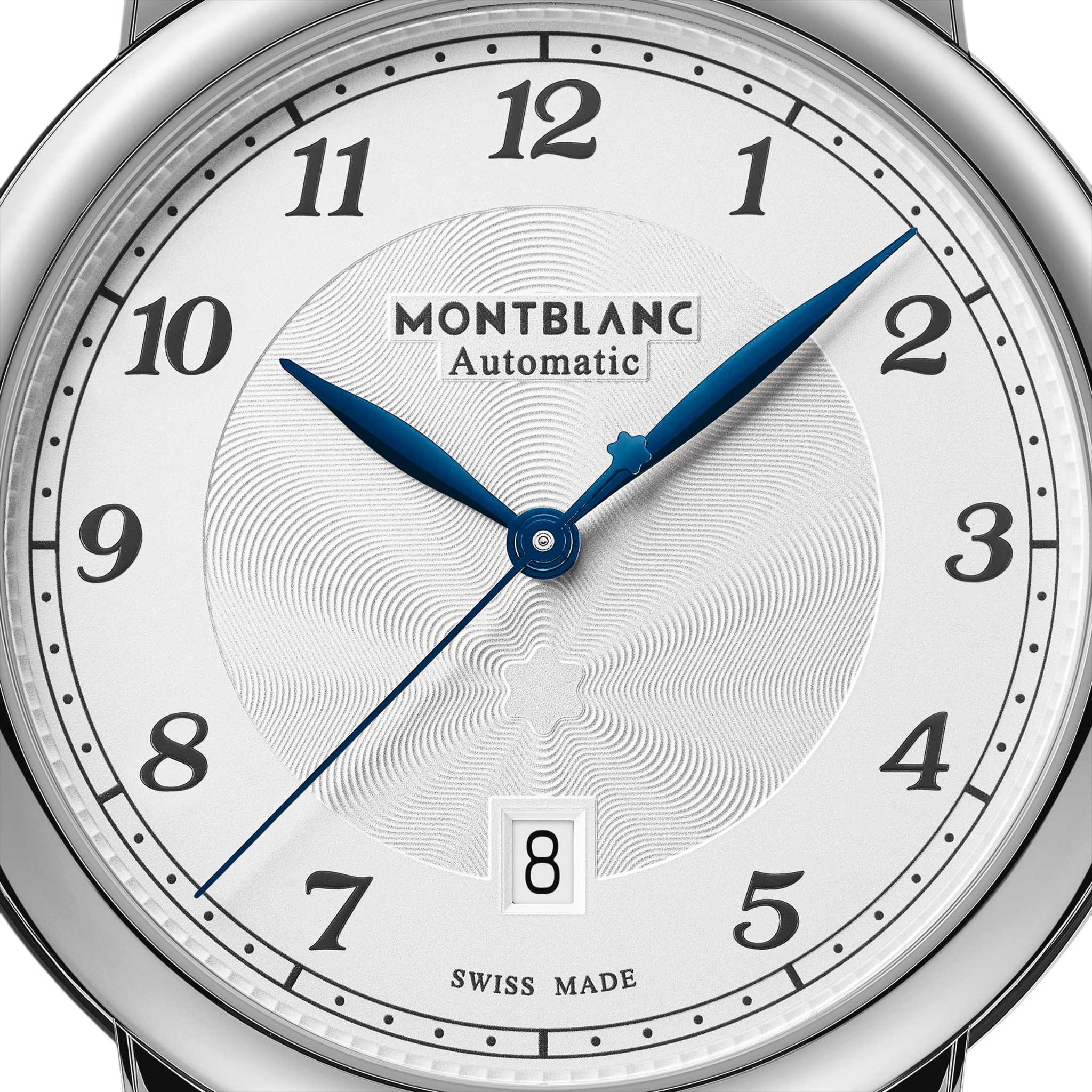 Orologio Montblanc Star Legacy Automatic Day & Date 39 mm, QUADRANTE BIANCO E CINTURINO IN PELLE - 128681