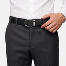 Cintura Montblanc Reversibile Horseshoe 35 mm in Pelle, colore Nero/Marrone - 128783