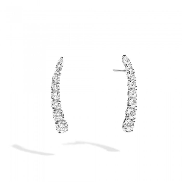 RECARLO ANNIVERSARY EARRINGS WITH GOLD AND DIAMONDS, 1.33ct - E01DE007/132